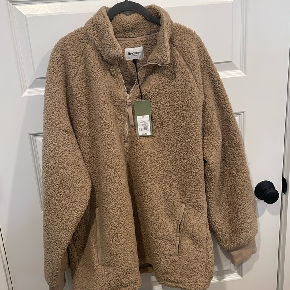 NWT Goodfellow & co XL men’s Sherpa jacket